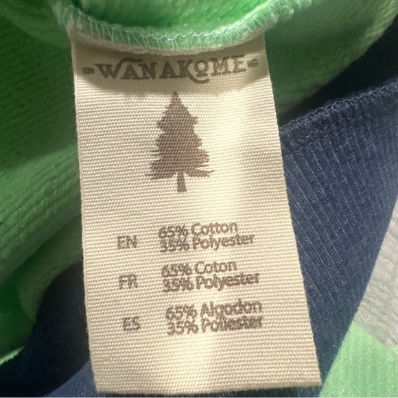 Wanakome Selene Hoodie • Blue, Green, & Navy Sweatshirt w/ Patches • Size Large - Picture 7 of 13